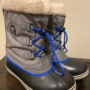 Sorel Kids Boys Girls Waterproof Winter Snow Boots Youth Size 6